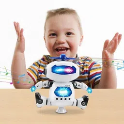 kenzai MUSICAL&DANCING NAUGHTY ROBOT FOR KIDS (Multicolor) image 4