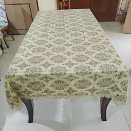 dnp Cotton 6 Seater Floral Table Cover-picture-36