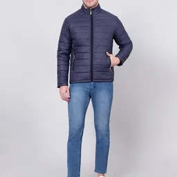 kotty Men Solid Puffer Jacket image 5