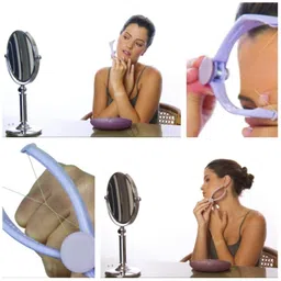 bloriza Eyebrow Face and Body Hair Threading and Removal System Tweezers for eyebrows, threading tool, threading machine for women, threading epilators for women image 3