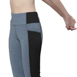 chkokko Gym Sports Yoga Capri Slim fit Women Blue Capri image 5