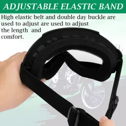 etn Goggles safety face mask for biker, men, Riders TPU Goggle Anti Scratch -UV Protective Open Face & Eyewear Mask for Men Bike Wood-working, Laboratory, Blowtorch, Power Tool Safety Goggle image 5