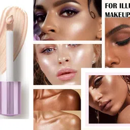 daryue Pearly-Glow Liquid Highlighter - Fair-To-Light Skin Tone Highlighter image 1