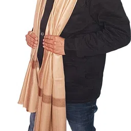 EzerNzer Wool Solid Men Shawl image 2