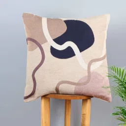 cazimo Multi Woven Jacquard Abstract 18X18 Inches Cushion Cover image 1