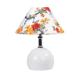 Multicolour Shade Table Lamp With Metal Base By Foziq image 5