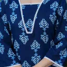 wawlooks Women Printed Viscose Rayon Straight Kurta image 4