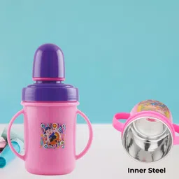 nabhya Hippo Stainless Steel Plastic Spout Sipper Cup for Kids (350ml)-picture-26