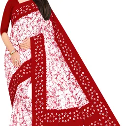 sarita sarees Printed Daily Wear Pure Cotton Saree image 1