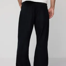 star4well Men Relaxed Fit Mid Rise Black Jeans image 3