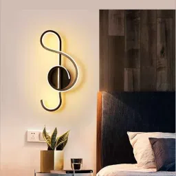 smartway lighting White Metal Liam Wall Lamp image 1