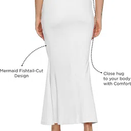 Woo THiNG Shapewear For Women In Solid Lycra Blend Petticoat image 2