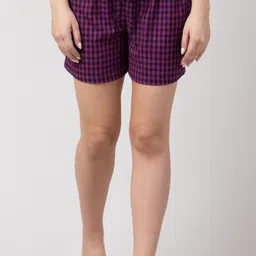 Checkered Women Boxer-image-50