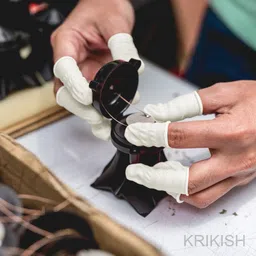 krikish ESD Cots Latex Safety Gloves Finger Sleeve image 3