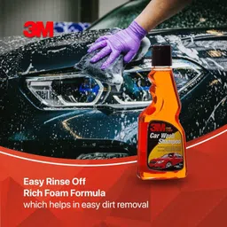 3m Car combo kit (Dashboard Dresser 250ml + Car Shampoo 250ml + Tyre Dresser 250ml + Glass Cleaner 250ml) Car Washing Liquid image 2