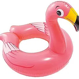 flostrain Flamingo Split Animal Themed Inflatable Swimming Ring for Kids Inflatable Pool Accessory image 2