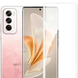 XEDO TECH Edge To Edge Tempered Glass for Oppo Reno 12, Premium UV Tempered Glass Screen Protector with Installation Kit-picture-20