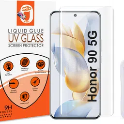 Maxboost Tempered Glass Guard for Honor 90 5G Premium UV Glue Screen Protector Guard-picture-12