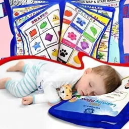 sharvil Cotton Baby Pillow Pack of 1 Solid image 4