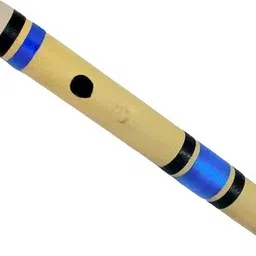 gold rush G Scale Beginners Bamboo Bansuri 17 inch Size With Carry Bag Bamboo Flute image 3