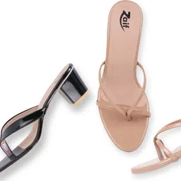 zaif Women Heels Sandal image 1