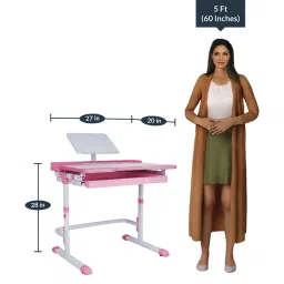 alex daisy Universal Infant Desk in Pink & White Colour with image 2
