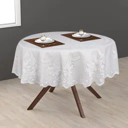 dakshya industries Floral 2 Seater Table Cover image 1