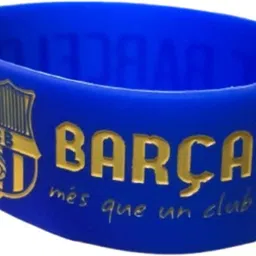 myginie gifts private limited Barca Spirit The Ultimate Fan Accessory Silicon Dark Blue Men Wrist Band-picture-34
