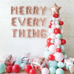 Merry Everything Christmas Balloon Decor Arrangement-image-1