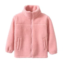 StyleCast Girls Pink Mock Collar Overcoat-image-78