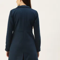 BRINNS Notched Lapel Single-Breasted Overcoat image 4