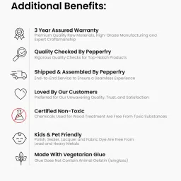 casacraft from pepperfry Cierra Solid Wood Coffee Table In Walnut Finish With Porcelain Top & Fluted Detail image 3