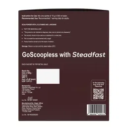 Steadfast Nutrition Active BCAA | Pre Workout BCAA Supplement in 2:1:1 Ratio | Muscle Recovery & Endurance, Intra workout | BCAA with L-Glutamine & L-Arginine (Cola, 30 Sachets) image 3