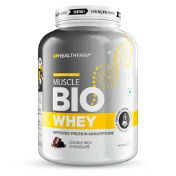 Healthfarm Muscle Bio Whey, 4.4 lb Double Rich Chocolate-image-31