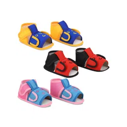 Smartots Infant Kids Set of 3 Cotton Booties image 1