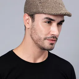 ELLIS Men Self Design Ascot Cap-picture-10