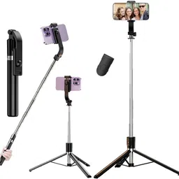 Nextronomy R1L Bluetooth Enabled Selfie Stick with Tripod and Adjustable Holder Tripod-picture-11