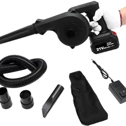 nivkez 2in1 Cordless Electric Air Blower & Vacuum Cleaner– 4000mAh Rechargeable Battery Airfoil Leaf Blower-picture-28