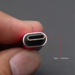 KAELAN Red 2pcs Type C to 3.5mm Audio Jack Connector Stereo Jack to Type C 3.5 mm Red Phone Converter image 4