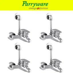 parryware Primo Wall Mixer with Overhead Shower Provision Bathroom set of 4 pic 063 Wall Mixer with Overhead Shower Provision Wall Mixer Faucet-picture-10