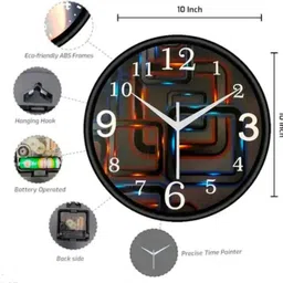 craftsjagdamba Analog 25.4 cm X 25.4 cm Wall Clock image 2