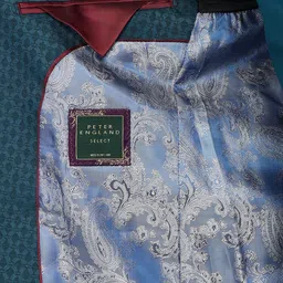 peter england Men 3 PC Suit Printed Suit image 4