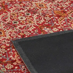 presto Red Vintage Polyester 4 x 6 Feet Machine Made Carpet image 5