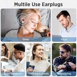 sr creatio Ear Plugs for Sleeping, Noise Canceling, Reusable Silicone, Hearing Protection Ear Plug image 2
