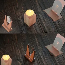 Convex Concave Lens Mirror DIY Candle Experiment Physics Science Kit for School-image-11