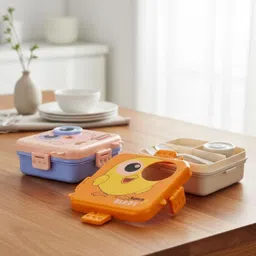 kidzora Super Birdy Lunch Box SB-01 3 Containers Lunch Box image 4