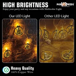 pick ur needs 10 LEDs 10 m Beige Steady Lantern Rice Lights image 3