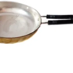ess kay Brass pital frying pan 19 cm heavy quality Fry Pan 19 cm diameter 0.75 L capacity-picture-17