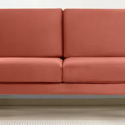 woodsworth from pepperfry Alife Fabric 2 Seater Sofa In Pink Colour image 1