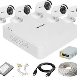 HIKVISION 8 Channal TURBO HD DVR 1080p 1Pcs,Outdoor TURBO HD Camera 5Pcs,Hard Disk, Security Camera-picture-24